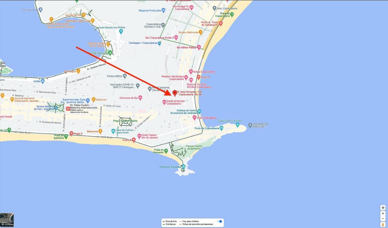 2Qtos: Copacabana, Ipanema E Metro! Rio de Janeiro Dış mekan fotoğraf